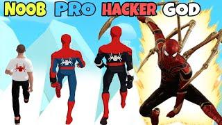 NOOB vs PRO vs HACKER vs GOD in Hero Challenge