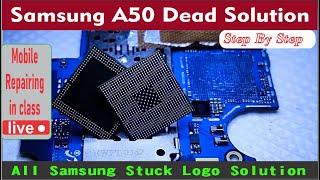 #samsung A50 stuck on logo solution #Advance mobile repairing course #Jeet institute