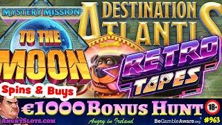 €1000 SLOTS BONUS HUNT & *super buys* - Chaos Crew 2, Terracotta Army, Diamond Mine 2 & more