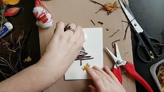 How to Make Handmade Christmas Cards Using Natural Materials (The Royal Parks)