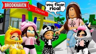 A INTERESSEIRA ADOTOU TODOS OS ÓRFÃOS PRA FICAR MILIONÁRIA  Historinhas Brookhaven Roblox