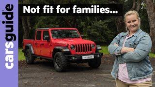 Family buyers beware! Jeep Gladiator 2023 review: Rubicon | Great ute off-road - but not for kids