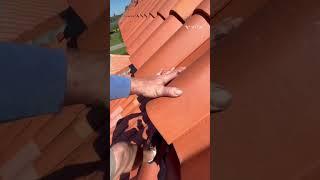 How to walk on a clay tile roof#roofingcontractor #florida