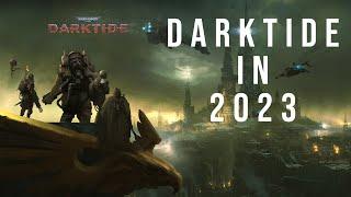 This is Warhammer 40K : Darktide in 2023