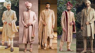 Men wedding sherwani new style | Traditional Wear Groom Sherwani | Pakistani groom outfit 2023