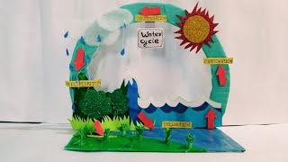 Water Cycle Model/ DIY Water Cycle Project/3D Model for water cycle||