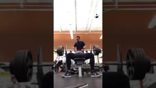 495 Pound Bench Press (LT PR)