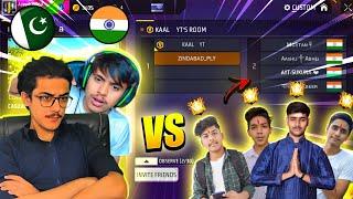 KAAL YT & ZINDABAD PLAYS vs 4 INDIAN Grandmaster Players  | DUO vs SQUAD In Indian Server 