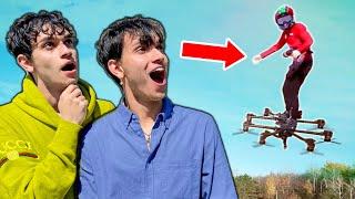 Real Hoverboard flying over Team RAR House!! (Hunter Kowald)