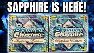 SAPPHIRE IS HERE!!!! | 2023 Bowman Chrome  Sapphire Two Box Review