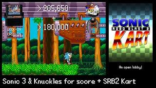 [Sunday Night Stream] Sonic 3 & Knuckles Score Attack + Sonic Robo Blast 2 Kart