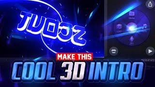 How to make cool 3d intro edit on android  Best Gaming intro edit || 3d text intro tutorial -2025