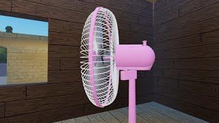 Stand Fan Hatari - Spinning Fan Animation