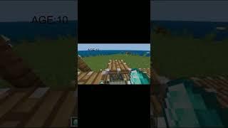 Minecraft traps at Different ages#shorts #shortvideo #foryoupage #fyp #shorts