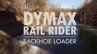 Dymax Rail Rider G-BL Railgear for Backhoe Loader