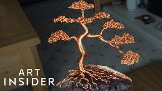 Making Bonsai By Bending Metal Wire | Master Craft