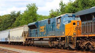 AWESOME HORNSHOW From CSX X422 with Tier 4 CSX ACe 8900!