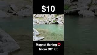 Cheap $10 Magnet Fishing Micro DIY Kit For Treasure Hunting