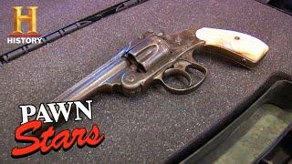 Pawn Stars: WILD, WILD MONEY for OUTLAWED Smith & Wesson Pistol (Season 6) | History