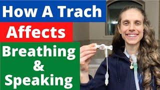 How a Tracheostomy Affects Breathing & Speaking. Live Demonstration. Life with a Vent