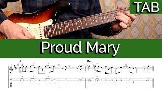 Proud Mary - CCR Guitar Tab (Creedence Clearwater Revival)