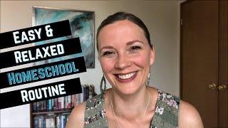 Easy HOMESCHOOL ROUTINE | Daily Homeschool Routine 4 KIDS