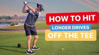 HOW TO HIT LONGER DRIVES OFF THE TEE GOLF LESSON