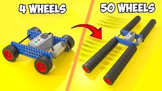 Testing Multiple Wheels on a LEGO Vehicle