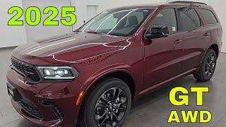 FIRST 2025 DODGE DURANGO GT AWD OCTANE RED FULL 4K WALKAROUND 25T23