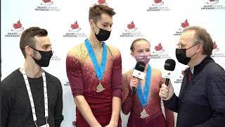 2022 Skate Canada Junior Pair Gold Medallists // Défi Patinage Canada 2022 Patinage En Couple d'OR