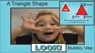 Shape Lesson - Learning about a Triangle - Preschool Activity