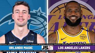 ORLANDO MAGIC VS LOS ANGELES LAKERS | NBA Live Scoreboard 2024