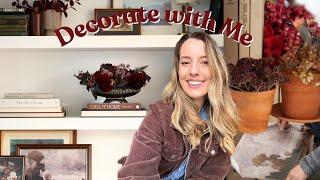 Cosy & Calm Bookshelf Refresh   Autumn Decorate With Me