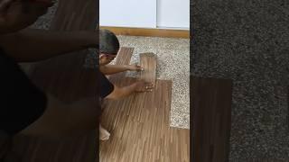 PVC Vinyl Flooring Tiles Installation in Bedroom| Vinyl Flooring Tiles for Home Aggarwal Foam Delhi