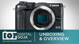 Canon EOS M6 with 15-45mm Lens Mirrorless Digital Camera | Unboxing & Overview