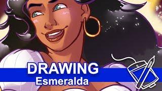 Esmeralda #DisneyDrawingChallenge2017