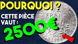 CE 1/2 FRANC VAUT 2500 EUROS ! POURQUOI ?