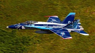 THE STUNNING CANADIAN CF-18 SHOWING THE LOCALS HOW TO FLY THE MACH LOOP 4-K