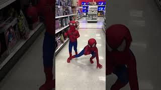 Little bro struggles with spider adventures #spiderman #boymom #fok