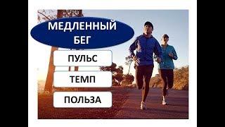 Медленный бег.  Пульс, темп, польза, сколько бегать