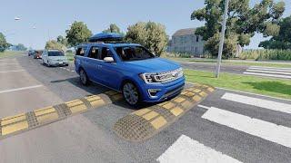 Cars vs Speed bumps Compilation #31 beamng drive