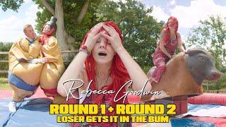 REBECCA VS DANNY D │ SUMO WRESTLING + RODEO RIDING