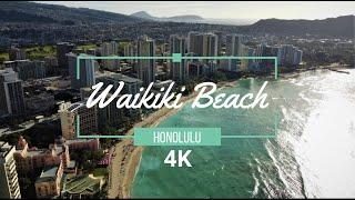 Waikiki Beach | Honolulu | 4K Drone Footage