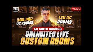 UC ROOMS AND RP GIVEAWAY | PUBG LIVE CUSTOM ROOMS | PUBG MOBILE LIVE CUSTOM ROOMS | AN Moto Gaming