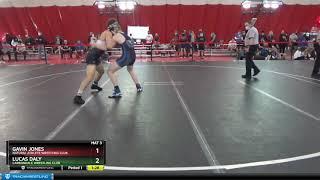 High School Boys 170 Gavin Jones Natural Athlete Wrestling Club Vs Lucas Daly Carbondale Wrestling