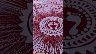 Easy laxmi pada jhoti chita Traditional jhoti chita design #alpona #jhotichita #rajnisart