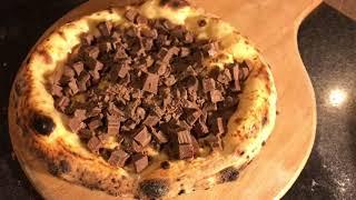 Pizza de chocolate com morangos! Técnica Special!