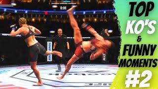 EA Sports UFC 4 TOP KNOCKOUTS & FUNNY MOMENTS #2