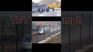 Maglev 603 vs TGV 574.8  | Train speed records #train #maglev #tgv