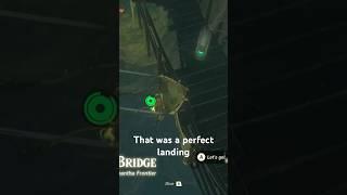 That was a perfect landing | The legend of Zelda tears of the kingdom | #Shorts